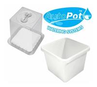 AutoPot - Coperchio Propagatore Trasparente e Vaso Bianco XL da 25L
