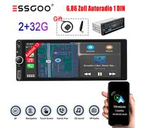 Autoradio 1 DIN Android 14 2+32G Apple Carplay Bluetooth GPS RDS WiFi USB Navi