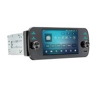 Autoradio 1 DIN Android F5005, navigazione GPS, Carplay wireless, Auto, Bluetooth Wi-Fi, 4G, FM RDS, touch screen da 5"(4GB 64GB CAM)
