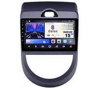 Autoradio 15 Android 9 Pollice Video Pollici Hd Touch Multimedia Gps Navigation Per Kia Soul AM 2008-2011 Dvd Player Radio Collega e Usa Supporto Dab/controllo Del Volante/bluetooth,MS902