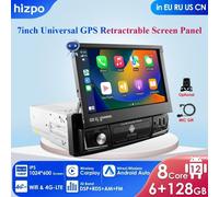 Autoradio 1din CarPlay navigazione GPS automatica schermo retrattile IPS 1 Din lettore multimediale Android Audio Video universale No DVD HC1 AHDCAMERA1