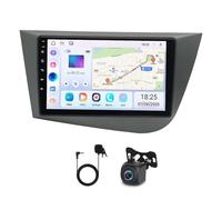 Autoradio 2+64G Android 14 per Seat Leon 2005-2013 Head Unit, 9 pollici HD Touch Screen Wireless Carplay Android Auto Radio Navi con telecamera di retromarcia Bluetooth WiFi GPS RDS FM Mirror Link SWC