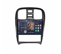 Autoradio 2 Din Bluetooth per Hyundai Sonata 2004-2009 Autoradio Portatile Touchscreen con Navigazione Ota, Gps, Mirror Link, Controllo Vocale, 4 Nucleo 4G+64G