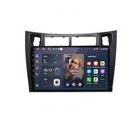 Autoradio 2 Din Bluetooth per Toyota Yaris Vizi 2005-2012 Ips Touchscreen, Auto Stereo Radio con Bluetooth/Gps/Controllo Vocale/Mirror Link/Aux, 4 Nucleo 4G+64G