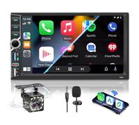 Autoradio 2 DIN BT Car Radio Car Play con Wireless Carplay e Android Auto Doppio