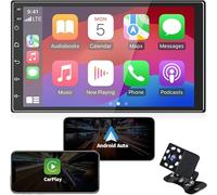 AUTORADIO 2 DIN DA 7 POLLICI ANDROID 15 CON GPS E CARPLAY WIFI 4GB RAM 64GB ROM