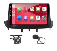 Autoradio 2 DIN per Renault Megane 3 2009-2014 Wireless Carplay Android Auto 9" Touchscreen,Navigatore GPS, Telecamera Retrovisore,Bluetooth,Mirror Link,Microfono,FM Radio,SWC