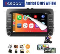 Autoradio 2DIN Android 13 Carplay GPS RDS WiFi CAM Per VW GOLF 5 6 Polo 6R Caddy