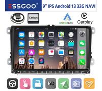 Autoradio 2DIN Android 13 Carplay GPS WiFi RDS Per VW GOLF 5 6 Polo 6R Touran T5