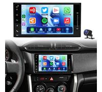 Autoradio 2G+64G Android 15 7 pollici touchscreen per Toyota GT86 2013-2016 | 2 DIN per Toyota GT86 con Wireless CarPlay Android Auto Bluetooth WiFi 5G GPS Navigazione FM Radio SWC AHD Telecamera