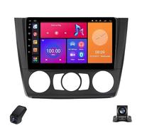 Autoradio 2K Doppio DIN per BMW 1-Series E88 E82 E81 E87 2004-2011 Android 14 9 Inch Radio Touch Screen/CarPlay/Android/WiFi/GPS/Bluetooth/FM/AM/RDS/DSP/ADAS DVR/TelecameraPosteriore(B,C10)