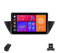 Autoradio 2K Doppio DIN per BMW X1 E84 2009-2012 Android 14 9 Inch Radio Touch Screen/CarPlay/Android Auto/WiFi/4GLTE/GPS/Bluetooth/FM/AM/RDS/DSP/ADAS DVR/Telecamera Posteriore(C20)