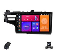 Autoradio 2K Doppio DIN per Honda Jazz 3 2015-2020 Android 14 9 Inch Radio Touch Screen/CarPlay/Android Auto/WiFi/4GLTE/GPS/Bluetooth/FM/AM/RDS/DSP/ADAS DVR/Telecamera Posteriore(C10)