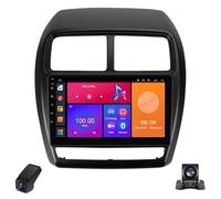 Autoradio 2K Doppio DIN per Mitsubishi ASX 1 2016-2023 Android 14 9 Inch Radio Touch Screen/CarPlay/Android Auto/WiFi/4GLTE/GPS/Bluetooth5.0/FM/AM/RDS/DSP/SWC/Telecamera Posteriore(A,C30Pro)