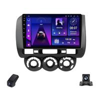 Autoradio 2K Touchscreen Double Din per Honda Fit/Jazz 2001-2008 Lettore Multimediale per Auto/CarPlay/Android/Bluetooth/GPS/FM/AM/RDS/DSP/5GWIFI/4GLTE/ADASDVR/Telecamera Posteriore(Gray,C10Pro,B)