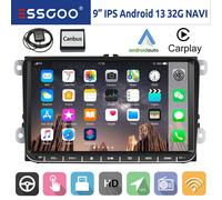 32G Autoradio 7" Carplay Android 13 GPS RDS +Cam Per VW GOLF 5 6 PASSAT Polo T5