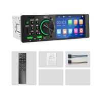 Autoradio 4.1" 1 din Lettore multimediale Mp5 Touch Screen Bluetooth Stereo Mp3 Ricevitore FM USB TF Card Universale