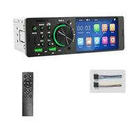 Autoradio 4.1" 1din Lettore multimediale Mp5 Touch Screen Bluetooth Stereo Ricevitore FM Vivavoce USB TF 7 colori di illuminazione