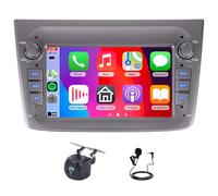 Autoradio 4+64G Android 15 doppio DIN per Alfa Romeo Mito 2009-2016, 4 Core 7 pollici touchscreen Radio Navi con Wireless Carplay Android Auto Bluetooth WiFi ASP FM/RDS telecamera posteriore Mirror