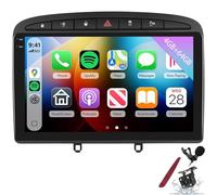 Autoradio 4G 64G per P-eugeot 308 408 2007-2015, Aggiornamento Android 9 Pollici Schermo Touch Incell con Carplay Wireless, Android Auto, Radio Auto BT Navigazione GPS DSP WiFi FM RDS,K3 pro plus