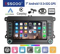 Autoradio 7'' Android 13 32G Carplay GPS WIFI RDS Per VW GOLF 5 6 Touran Polo T5