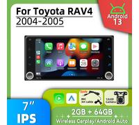 Autoradio 7 "Stereo 2 Din Android Multimedia per Toyota RAV4 RAV 4 2004-2005 Wireless Carplay Android Auto Unità principale GPS BT WIFI