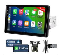 Autoradio 9" 1 DIN Android 4x60w Carplay GPS Schermo Ruotabile + RetroCamera