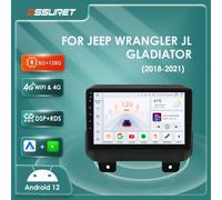 Autoradio Andriod per Jeep Wrangler JL 2018-2021 Gladiator 2020-2021 lettore Video multimediale 4G Carplay 2din RDS unità principale