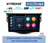 AUTORADIO ANDROID 10 STEREO AUTO TOYOTA RAV4 2006-2012 GPS USB WIFI DSP XTRONS