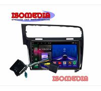 AUTORADIO ANDROID 10" VOLKSWAGEN GOLF VII DAL 2012 KIT 4 + 64GB BT USB.
