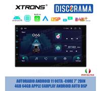 AUTORADIO ANDROID 11 OCTA -CORE 7" 2DIN 4GB 64GB APPLE CARPLAY ANDROID AUTO DSP