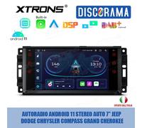 AUTORADIO ANDROID 11 STEREO AUTO 7" JEEP DODGE CHRYSLER COMPASS GRAND CHEROKEE