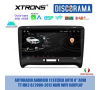 AUTORADIO ANDROID 11 STEREO AUTO 8" AUDI TT MK2 8J 2006-2012 NAVI WIFI CARPLAY