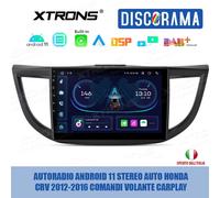 AUTORADIO ANDROID 11 STEREO AUTO HONDA CRV 2012-2016 COMANDI VOLANTE CARPLAY