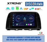 AUTORADIO ANDROID 11 STEREO AUTO MAZDA CX5 2012-2017 CARPLAY WIFI COMANDI VOLANT