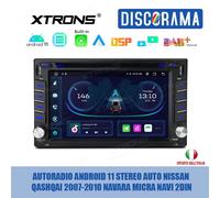 AUTORADIO ANDROID 11 STEREO AUTO NISSAN QASHQAI 2007-2010 NAVARA MICRA NAVI 2DIN