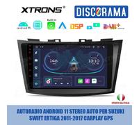 AUTORADIO ANDROID 11 STEREO AUTO PER SUZUKI SWIFT ERTIGA 2011-2017 CARPLAY GPS