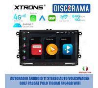 AUTORADIO ANDROID 11 STEREO AUTO VOLKSWAGEN GOLF PASSAT POLO TIGUAN 4/64GB WIFI
