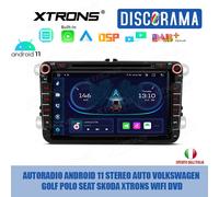 AUTORADIO ANDROID 11 STEREO AUTO VOLKSWAGEN GOLF POLO SEAT SKODA XTRONS WIFI DVD