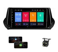 Autoradio Android 12 2 DIN per Peugeot 2008 (2019 2020 2021) con Carplay Android Auto IPS Touch Screen Lettore multimediale Navigazione GPS da 9 Pollici con SWC Dab DVR TMPS, M150S