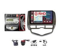 Autoradio Android 12 per Honda Jazz City 2002-2007, touchscreen da 9", Carplay e Android Auto integrati, Wi-Fi 4G, Bluetooth 5.0, comandi al volante, telecamera per la retromarcia