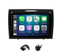Autoradio Android 13.0 Double Din for Mercedes R171 SLK280 SLK350 SLK55 2004-2010, schermo touch da 9 pollici, ricevitore audio for auto con navigazione GPS, unità principale Bluetooth, supporta telec