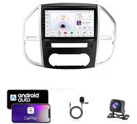 Autoradio Android 13 Doppio DIN per Mercedes Benz Vito 2014-2020 - Touchscreen, Bluetooth, Navigazione GPS, WiFi, Radio FM, USB, SWC, Plug & Play, Compatibile con CarPlay e Android Auto