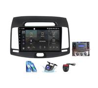 Autoradio Android 13 Radio Player 9 pollici HD Navigazione GPS Aggiornamento DSP 4G Bluetooth 5.0 CarPlay Android Auto Supporto FM RDS DAB+ Radio Telecamera DVR per Hyundai Elantra 4 HD 2006-2012 (B