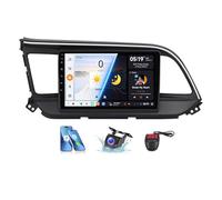 Autoradio Android 13 Radio Player 9 pollici HD Navigazione GPS Aggiornamento DSP 4G Bluetooth 5.0 CarPlay Android Auto Supporto FM RDS DAB+ Radio Telecamera DVR per Hyundai Elantra 6 2016-2018 (B NF