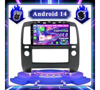 Autoradio Android 14 Car Play Navi GPS Per Nissan Navara D40 2006-2012 4GB+64GB
