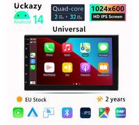 Autoradio Android 14 da 7" per unità principale audio video stereo multimediale universale Navigazione GPS Audio Carplay RDS 4G8GB 4 Core 32 ROM