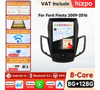Autoradio Android 14 da 9.7" con Snapdragon 6115 per Ford Fiesta MK7 2009-2017, Lettore Multimediale GPS, Stereo, Carplay, 4G, Telecamera 360°, AI