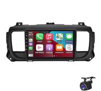 Autoradio Android 14 da 9" CarPlay per Ci-troen Jumpy 3 SpaceTourer/Peu-geot Expert 3/Proace 2016-2023 lettore da auto integrato radio FM/RDS Mirror Link SWC schermo diviso GPS rad(Color:8 CORE 2+32G)