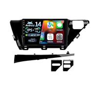 Autoradio Android 14 da 9" con doppio DIN per Toyota Camry 8 XV70 (2017-2021) - Touchscreen, Carplay, Android Auto, Navigazione GPS, Bluetooth, Stereo multimediale Wi-Fi